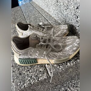 Adidas Camouflage Gray and Olive Sneakers